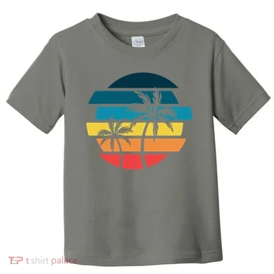 Tropical Retro Sun Toddler T-Shirt
