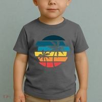 Tropical Retro Sun Toddler T-Shirt thumb 2