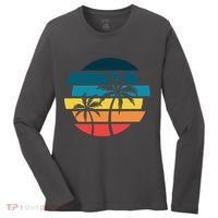 Tropical Retro Sun Women's Long Sleeve Shirt thumb 0