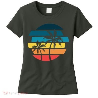 Tropical Retro Sun Women's T-Shirt