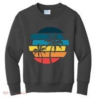 Tropical Retro Sun Kids Sweatshirt thumb 0