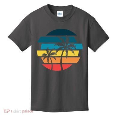 Tropical Retro Sun Kids T-Shirt