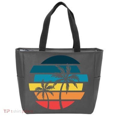 Tropical Retro Sun Tote Bag