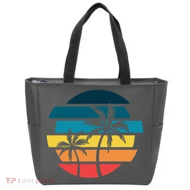 Tropical Retro Sun Tote Bag