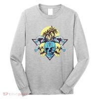Tropical Skulls Long Sleeve Shirt thumb 0