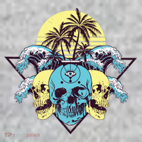 Tropical Skulls Long Sleeve Shirt thumb 2