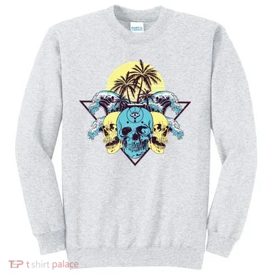 Tropical Skulls Sweatshirt