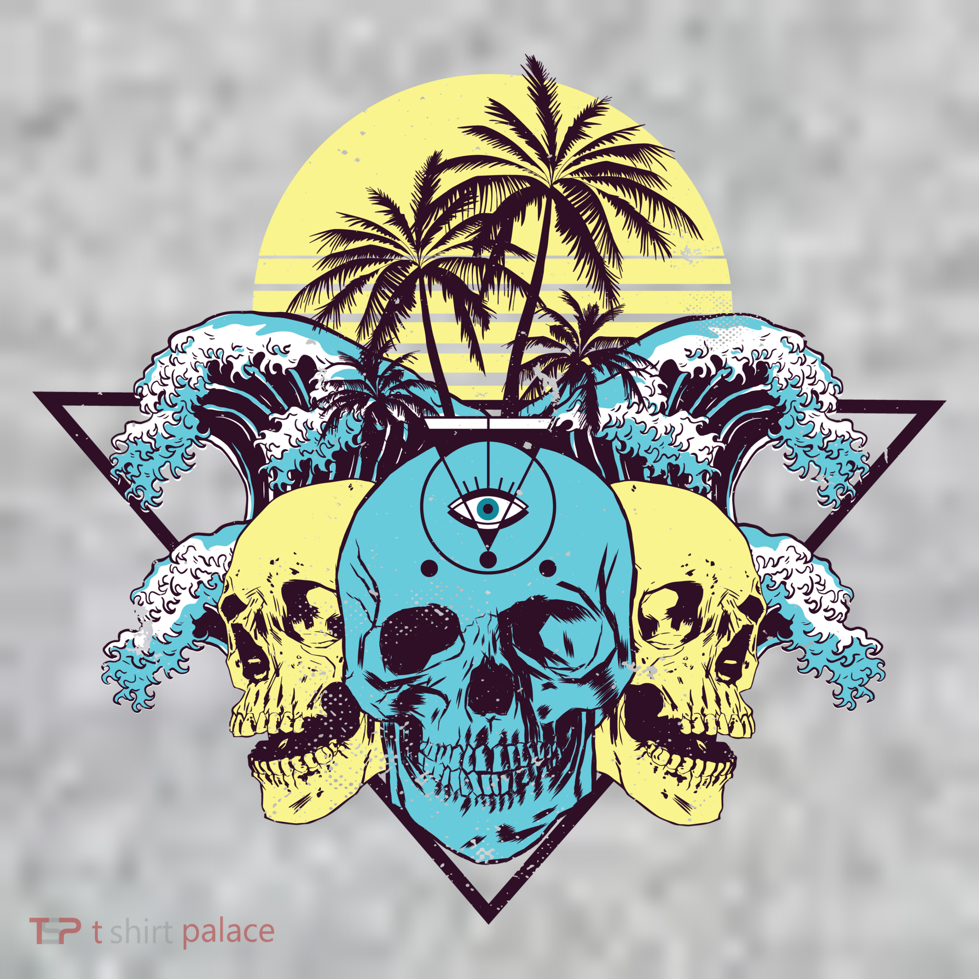 Tropical Skulls Sweatshirt