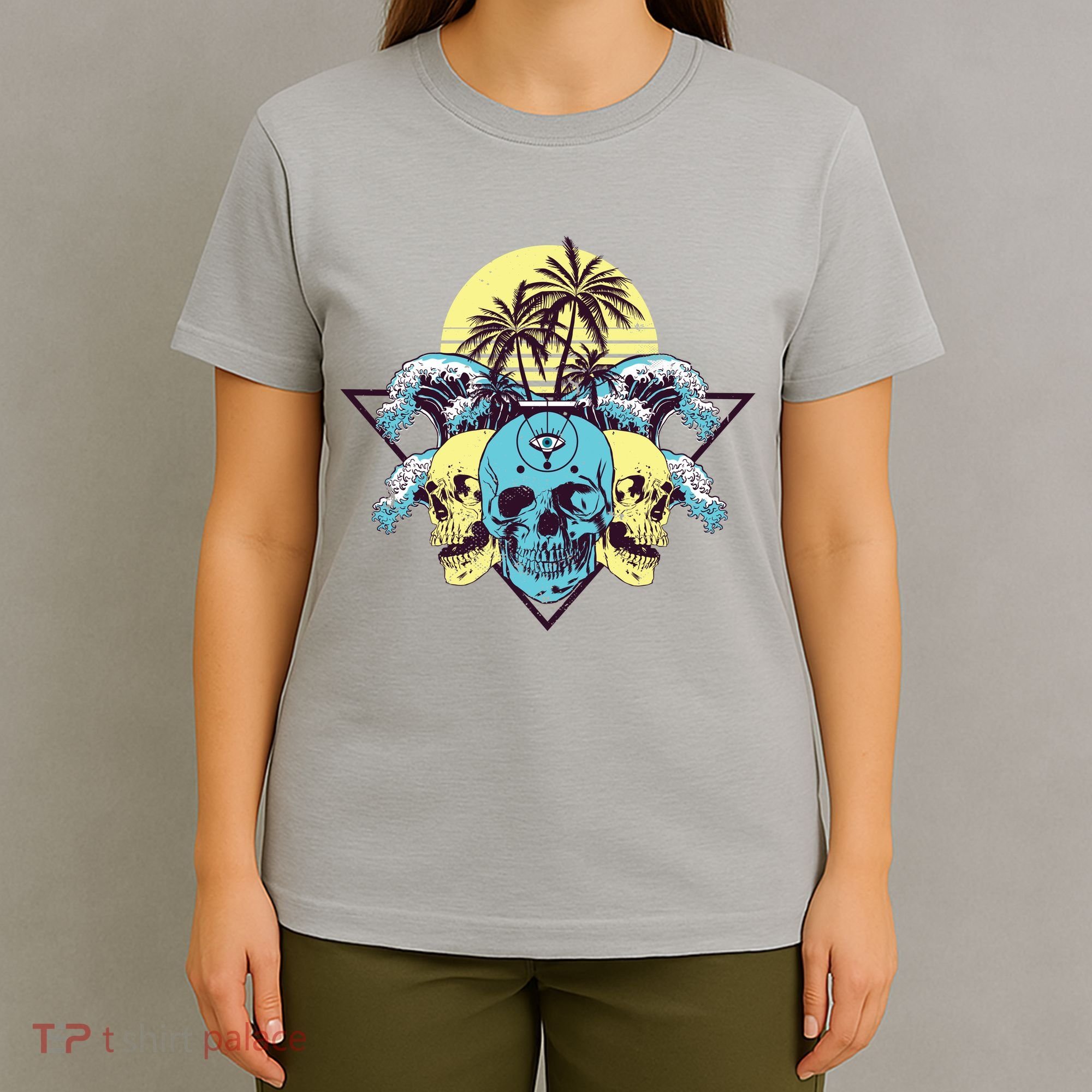Tropical Skulls T-Shirt