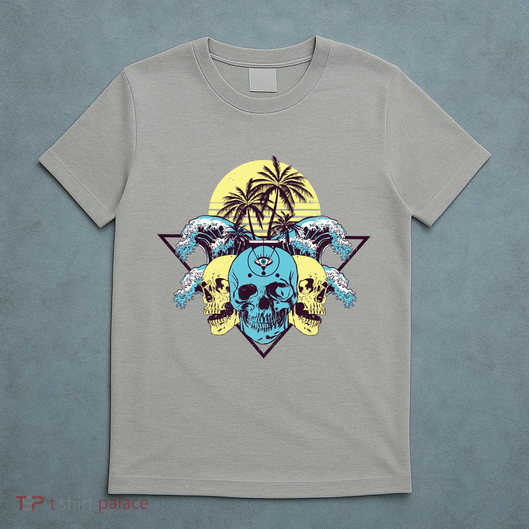 Tropical Skulls T-Shirt