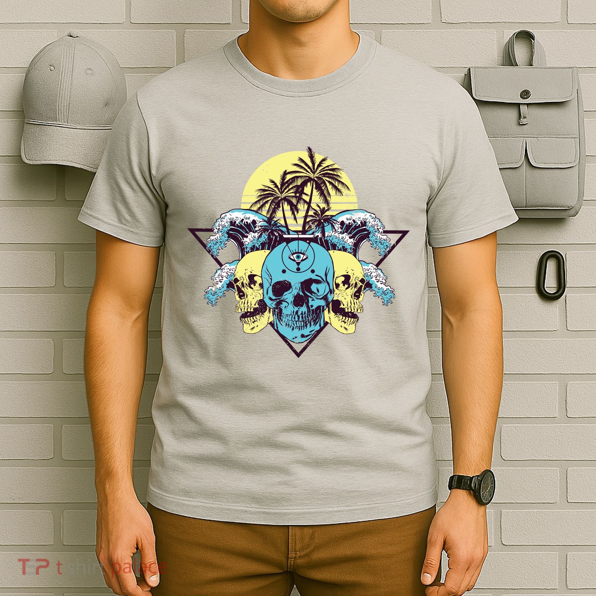 Tropical Skulls T-Shirt