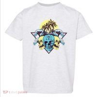Tropical Skulls Toddler T-Shirt thumb 0