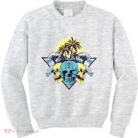 Tropical Skulls Kids Sweatshirt thumb 0