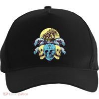 Tropical Skulls Five-Panel Snapback Cap thumb 0