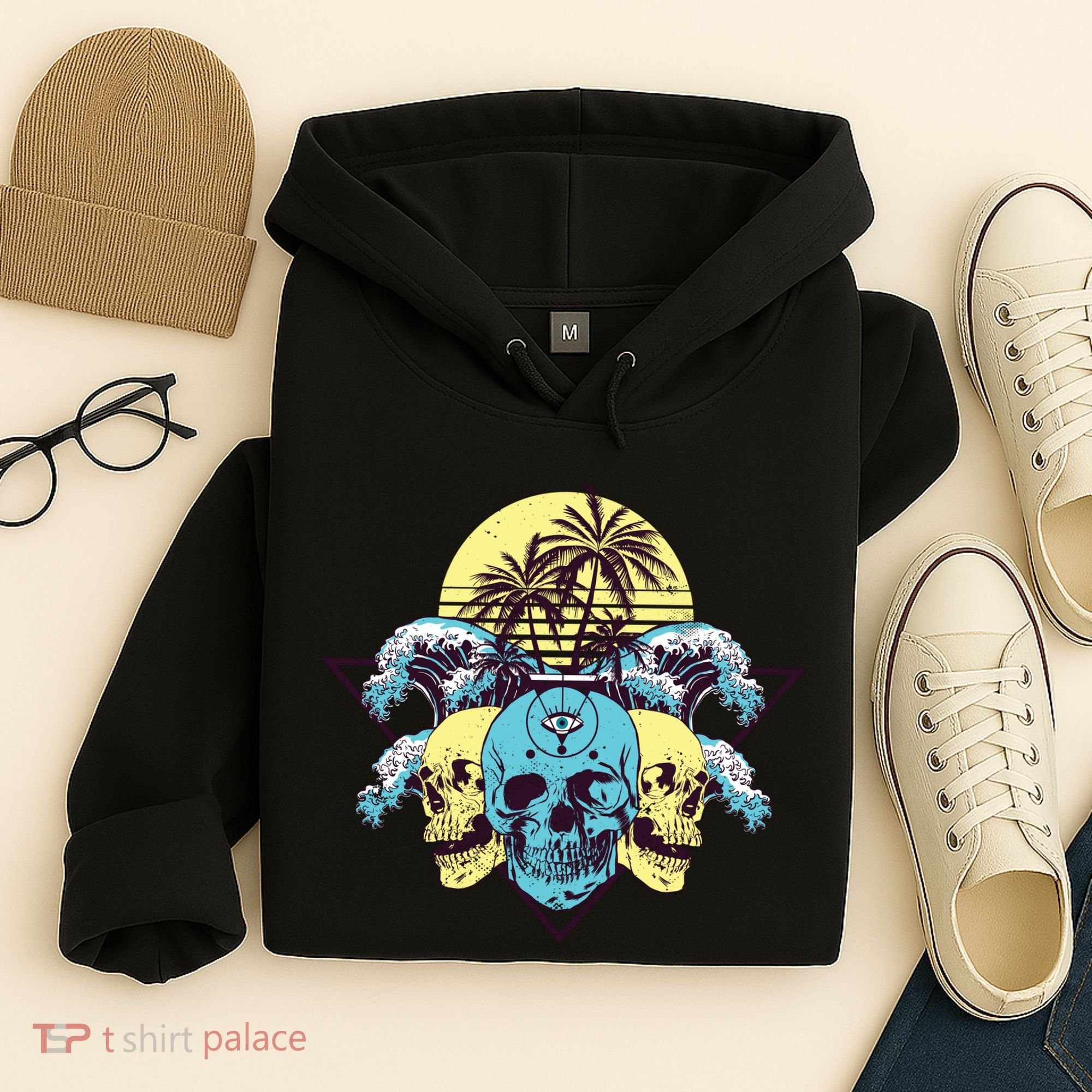 Tropical Skulls Hoodie