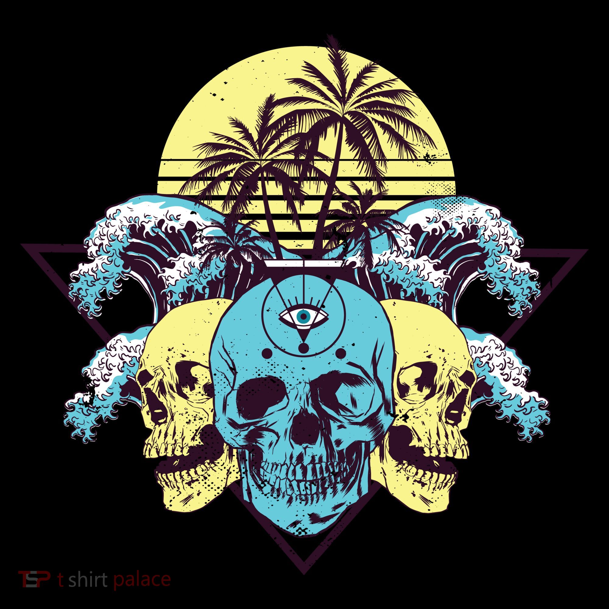 Tropical Skulls Apron