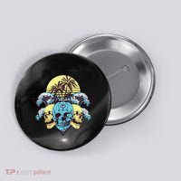 Tropical Skulls Button thumb 0