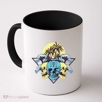 Tropical Skulls Coffee Mug thumb 0
