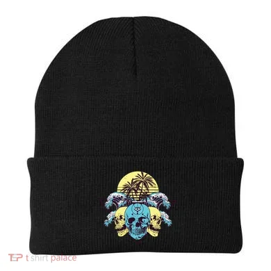 Tropical Skulls Beanie