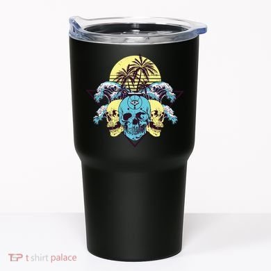 Tropical Skulls Tumbler