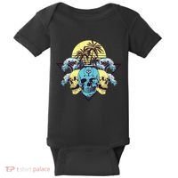 Tropical Skulls Baby Bodysuit thumb 0