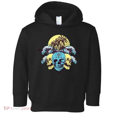 Tropical Skulls Toddler Hoodie