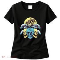 Tropical Skulls Women's T-Shirt thumb 0