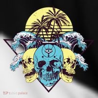 Tropical Skulls Toddler Fine Jersey T-Shirt thumb 2