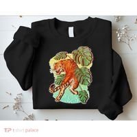 Tropical Tiger Tattoo Design Sweatshirt thumb 2
