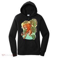 Tropical Tiger Tattoo Design Women's Hoodie thumb 0