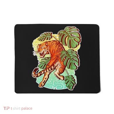 Tropical Tiger Tattoo Design Mousepad