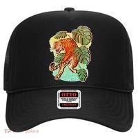 Tropical Tiger Tattoo Design Hat thumb 0
