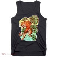 Tropical Tiger Tattoo Design Tank Top thumb 0