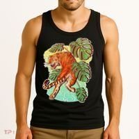 Tropical Tiger Tattoo Design Tank Top thumb 3