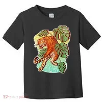 Tropical Tiger Tattoo Design Toddler T-Shirt thumb 0