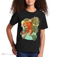 Tropical Tiger Tattoo Design Kids T-Shirt thumb 2