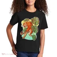 Tropical Tiger Tattoo Design Kids T-Shirt thumb 2