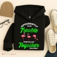 Trouble Flamingo When We Are Together Who Knew Hoodie thumb 4