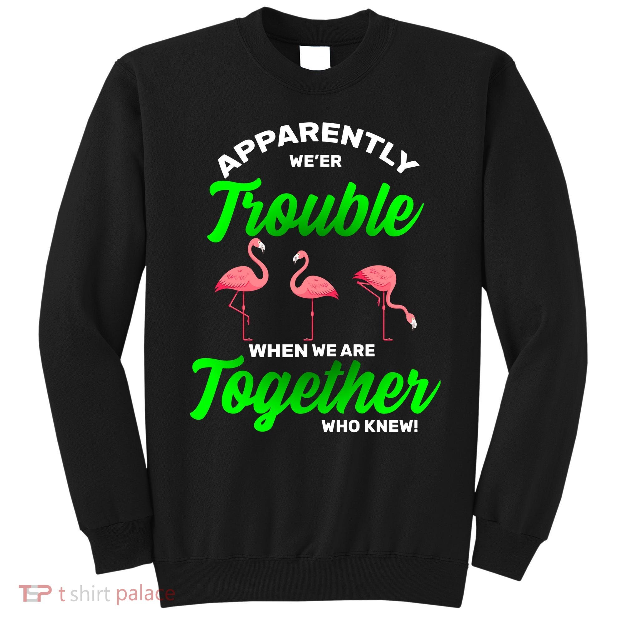 Trouble Flamingo When We Are Together Who Knew Sweatshirt