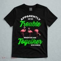 Trouble Flamingo When We Are Together Who Knew T-Shirt thumb 5