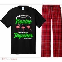 Trouble Flamingo When We Are Together Who Knew Pajama Set thumb 0