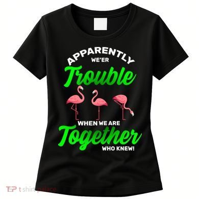 Trouble Flamingo When We Are Together Who Knew Women's T-Shirt