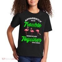 Trouble Flamingo When We Are Together Who Knew Kids T-Shirt thumb 2