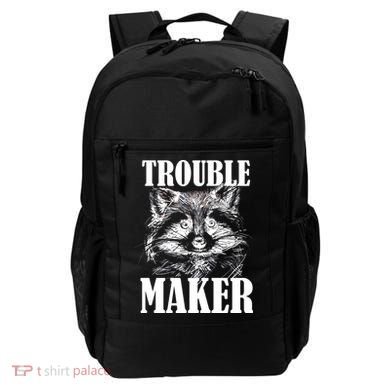 Trouble Maker Funny Raccoon Backpack