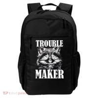 Trouble Maker Funny Raccoon Backpack thumb 0
