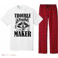 Trouble Maker Funny Raccoon Pajama Set thumb 0