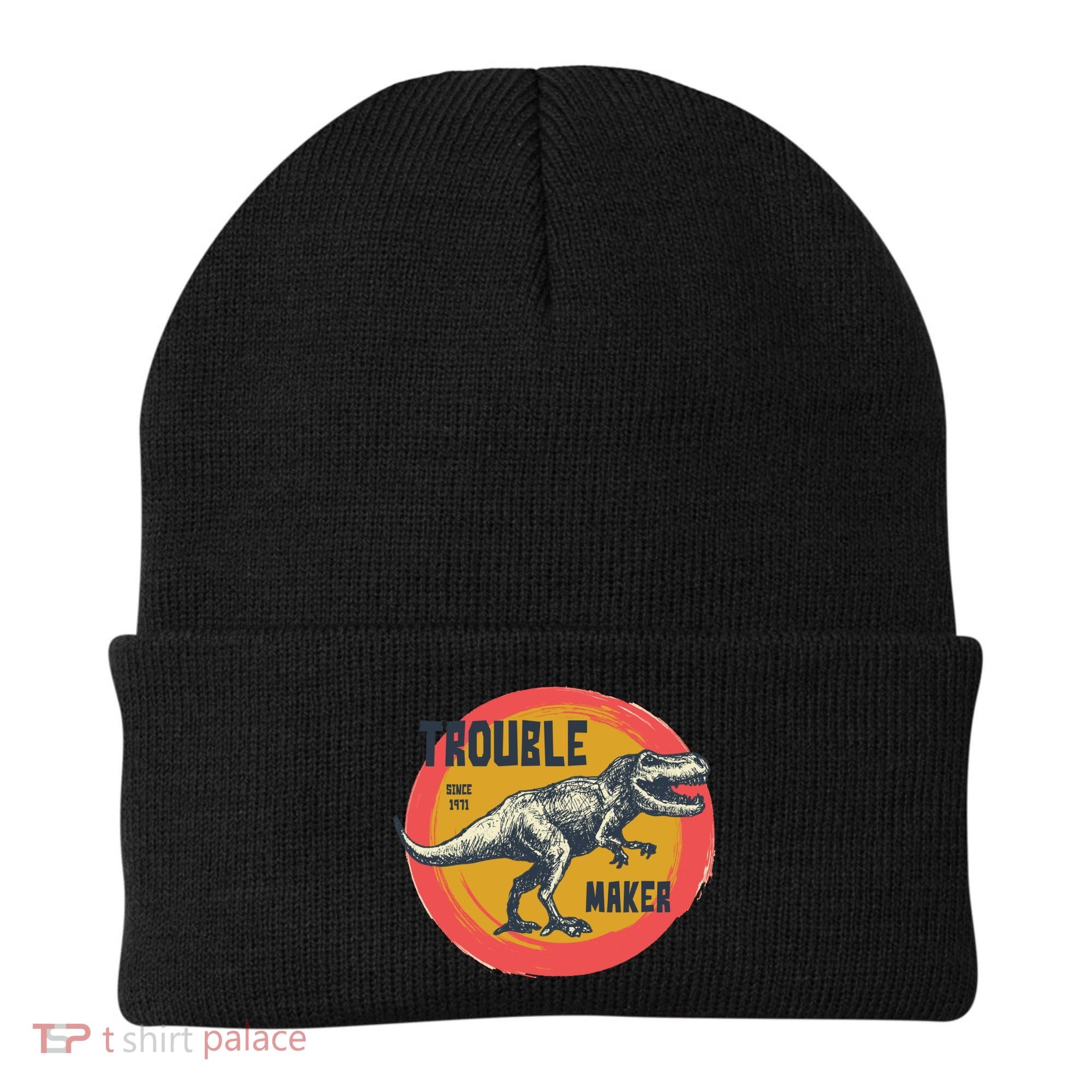 Trouble Maker T-Rex Since 1971 Beanie