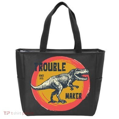 Trouble Maker T-Rex Since 1971 Tote Bag