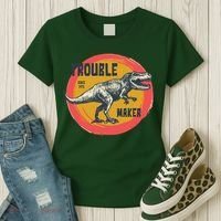 Trouble Maker T-Rex Since 1971 Women's T-Shirt thumb 3