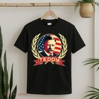Theodore Roosevelt. President Teddy. American Stars. T-Shirt thumb 2